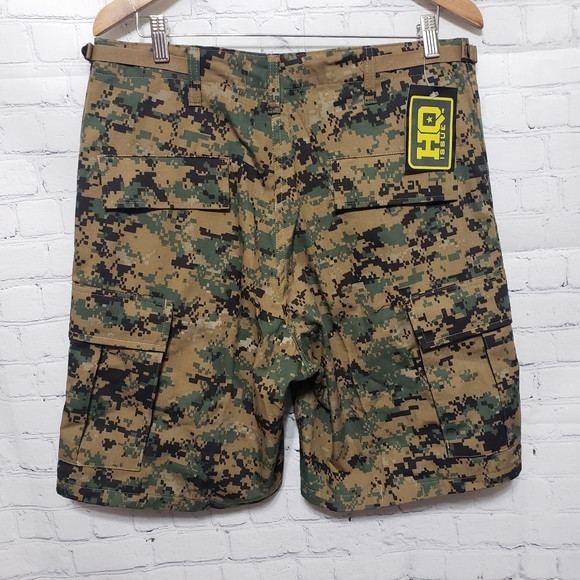 Men's HQ Issue Sz Medium USMC Digital Camo Shorts - Picture 7 of 16